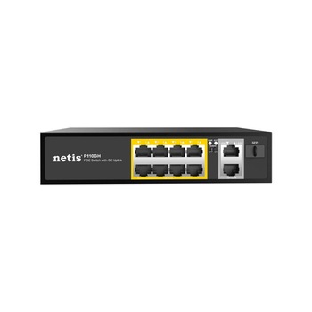Switch Netis P110GH cu 8 porturi PoE ,2GE porturi Uplink si 1SFP Switch Netis P110GH cu 8 porturi PoE ,2GE porturi Uplink si 1SFP