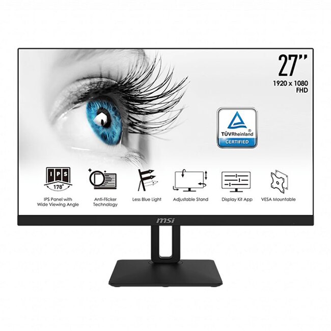 Monitor MSI PRO MP271P 75Hz 5ms IPS VGA Hdmi