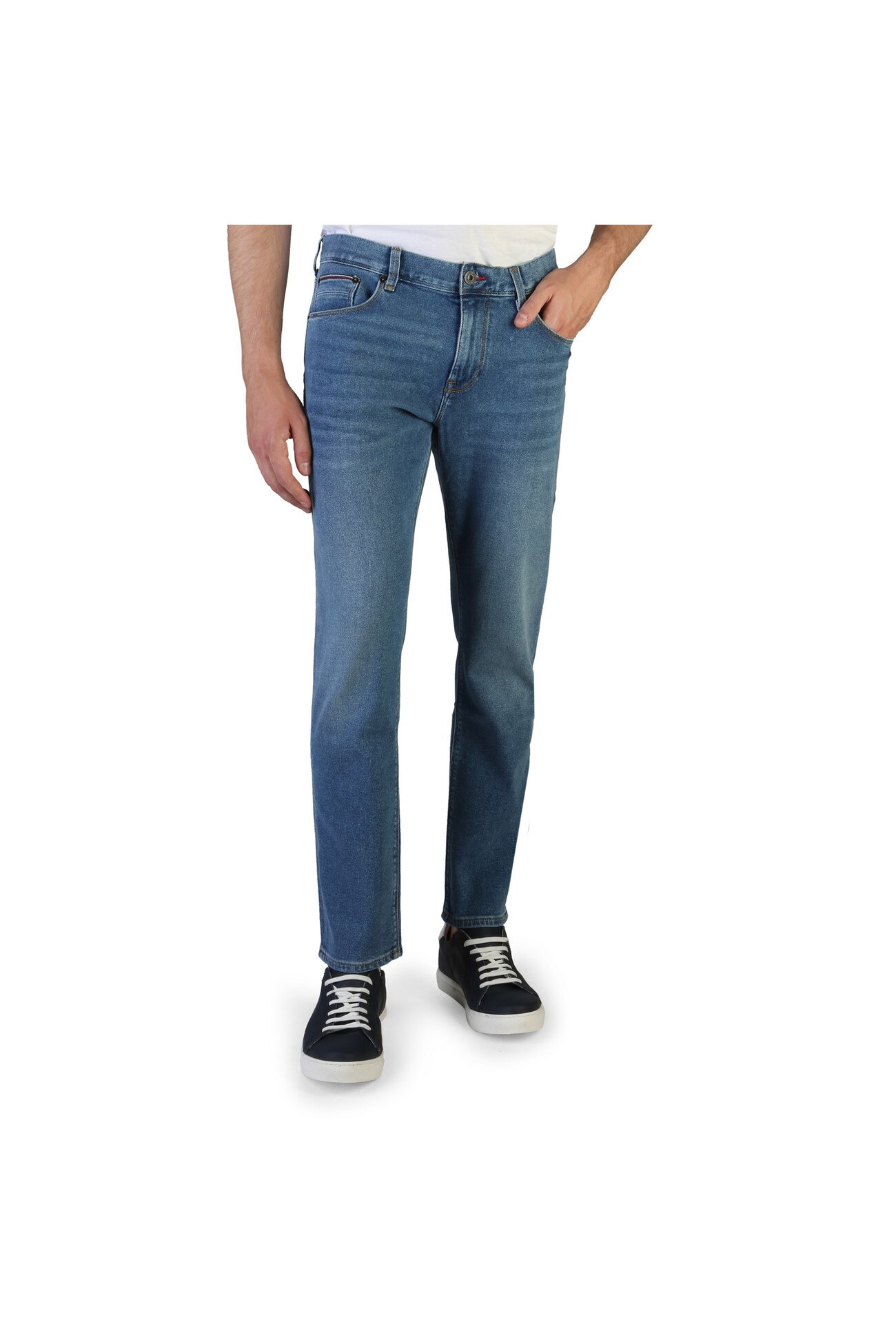 Blugi barbati Tommy Hilfiger model MW0MW07082, Albastru