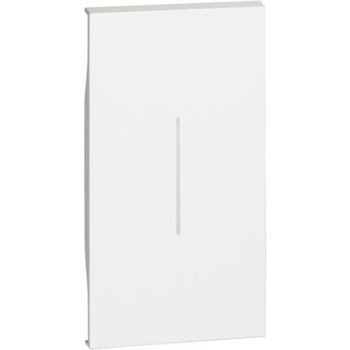 Tasta / Capac Intrerupator, Bticino, iluminabila, 2M, pentru, Living NOW, Alb, KW01M2