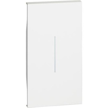 Tasta / Capac Intrerupator, Bticino, iluminabila, 2M, pentru, Living NOW, Alb, KW01M2 Tasta / Capac Intrerupator, Bticino, iluminabila, 2M, pentru, Living NOW, Alb, KW01M2