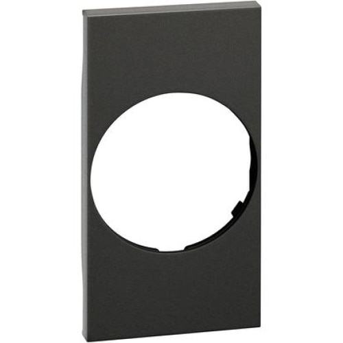 Tasta / Capac pentru priza schuko, 2M, Bticino, Living NOW, Negru, KG04