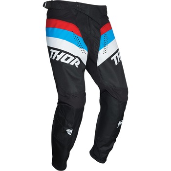 Pantaloni mx-enduro Thor Pulse Racer Negru/Rosu/Abastru, 32 Pantaloni mx-enduro Thor Pulse Racer Negru/Rosu/Abastru, 32