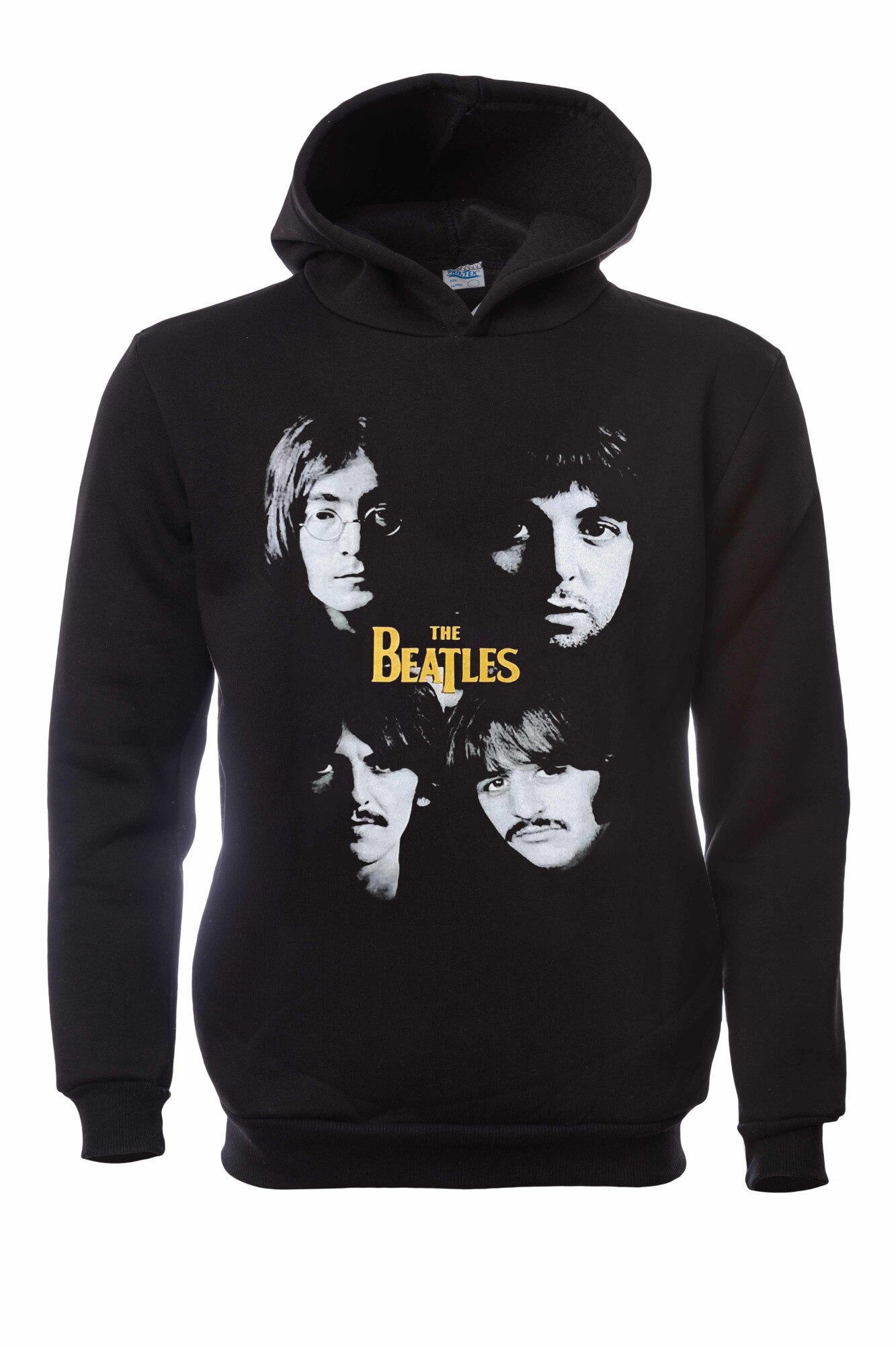 Hanorac pentru barbati Printex, The Beatles, Digital Print, Negru