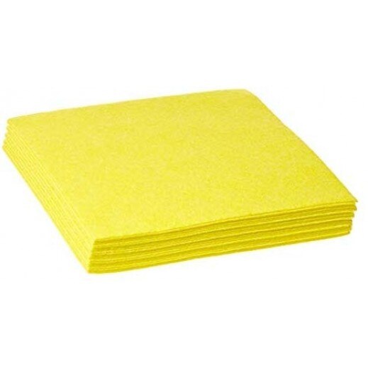 Set 3 lavete galbene universale, 38x36 cm