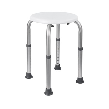Scaun de baie cu inaltime reglabila rotund Scaun de baie cu inaltime reglabila rotund