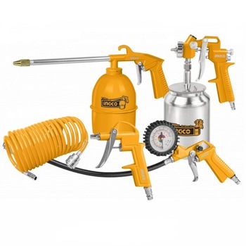 Set accesorii aer comprimat, 5 piese, cupla rapida Tolsen Set accesorii aer comprimat, 5 piese, cupla rapida Tolsen
