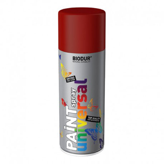 Spray vopsea Biodur Rosu Inchis RAL 3002 400 ml