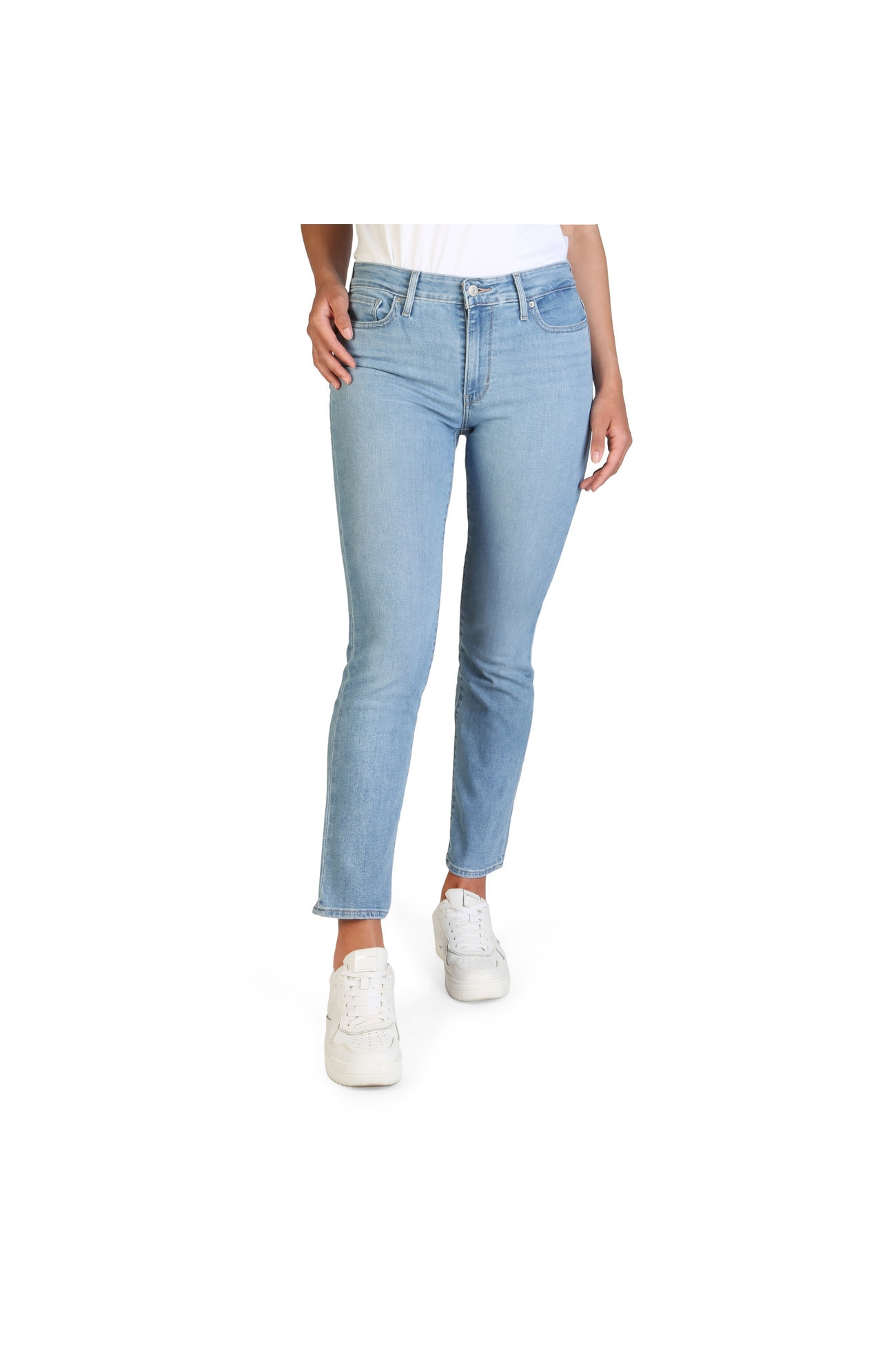 Blugi femei Levi's model 712_SLIM, Albastru