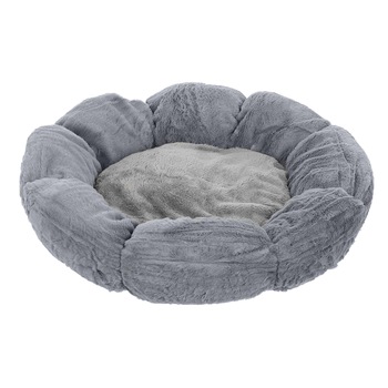 Culcus captusit pentru caini si pisici 60cm marimea L Gri Culcus captusit pentru caini si pisici 60cm marimea L Gri