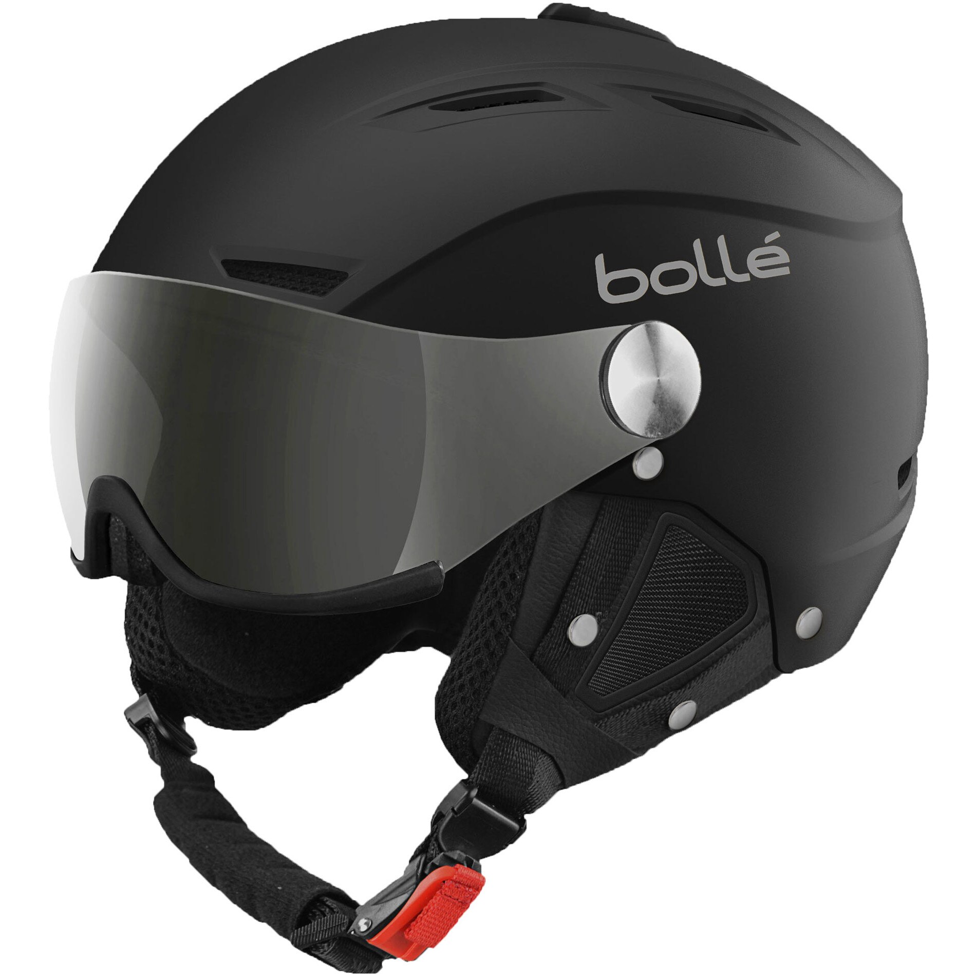 Casca schi Bolle Backline Visor black/silver, L, 59-61 cm