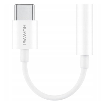 Adaptor / Convertor Huawei, Audio AUX, Mufa USB-C la Jack 3,5 mm, Bulk, Alb Adaptor / Convertor Huawei, Audio AUX, Mufa USB-C la Jack 3,5 mm, Bulk, Alb