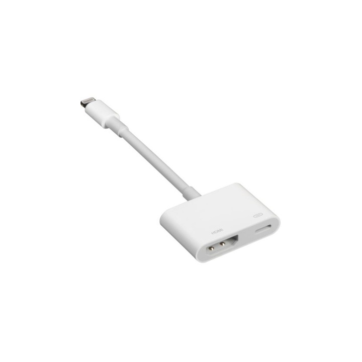 Lightning Digital AV адаптер, Alb