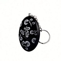 Alarma personala tip breloc chei, JustZEN™ Safe, 120dB, pentru siguranta copiilor, femeilor sau persoanelor varstnice, negru