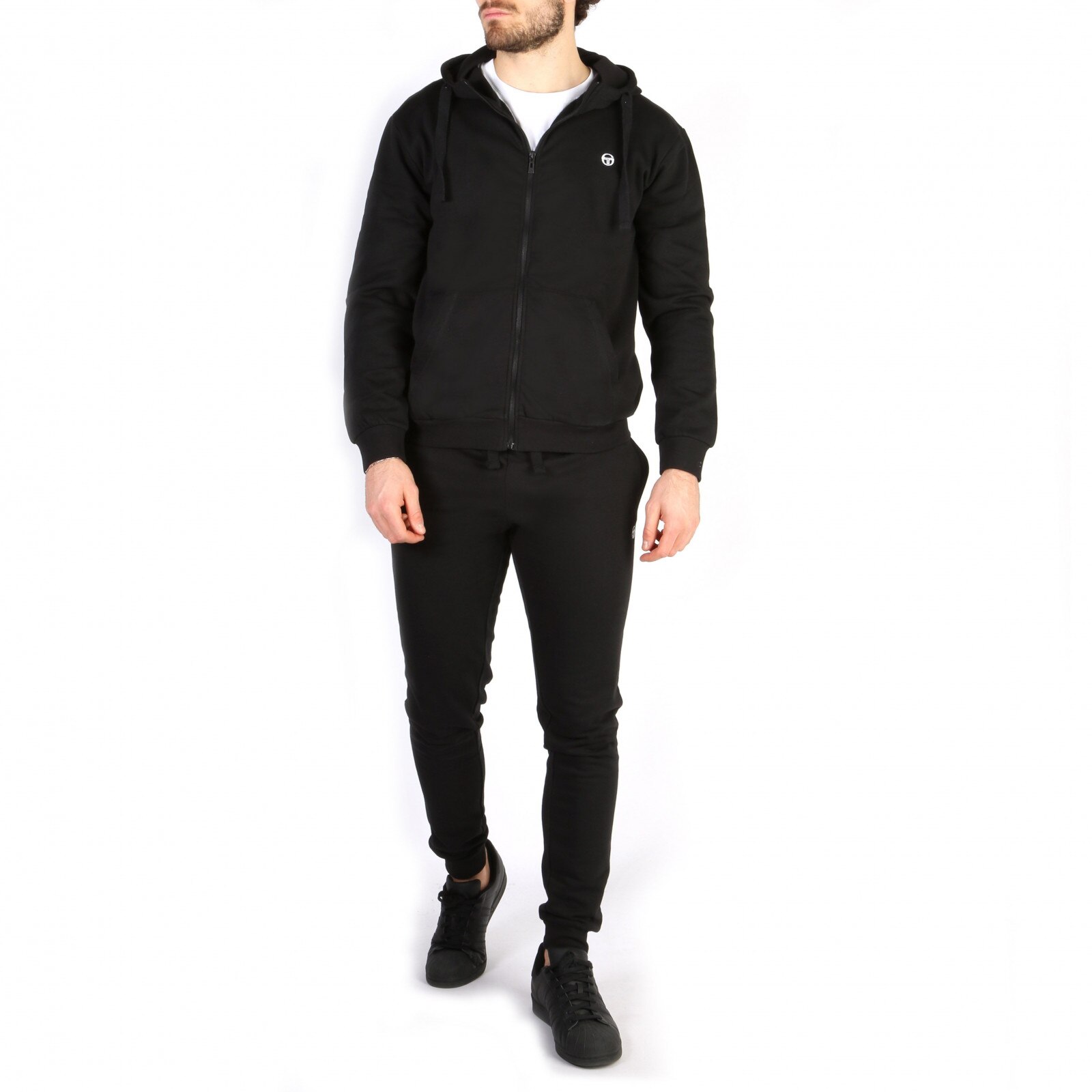 Trening Sergio Tacchini Hoodie - 103-10017_0002 2756, Negru
