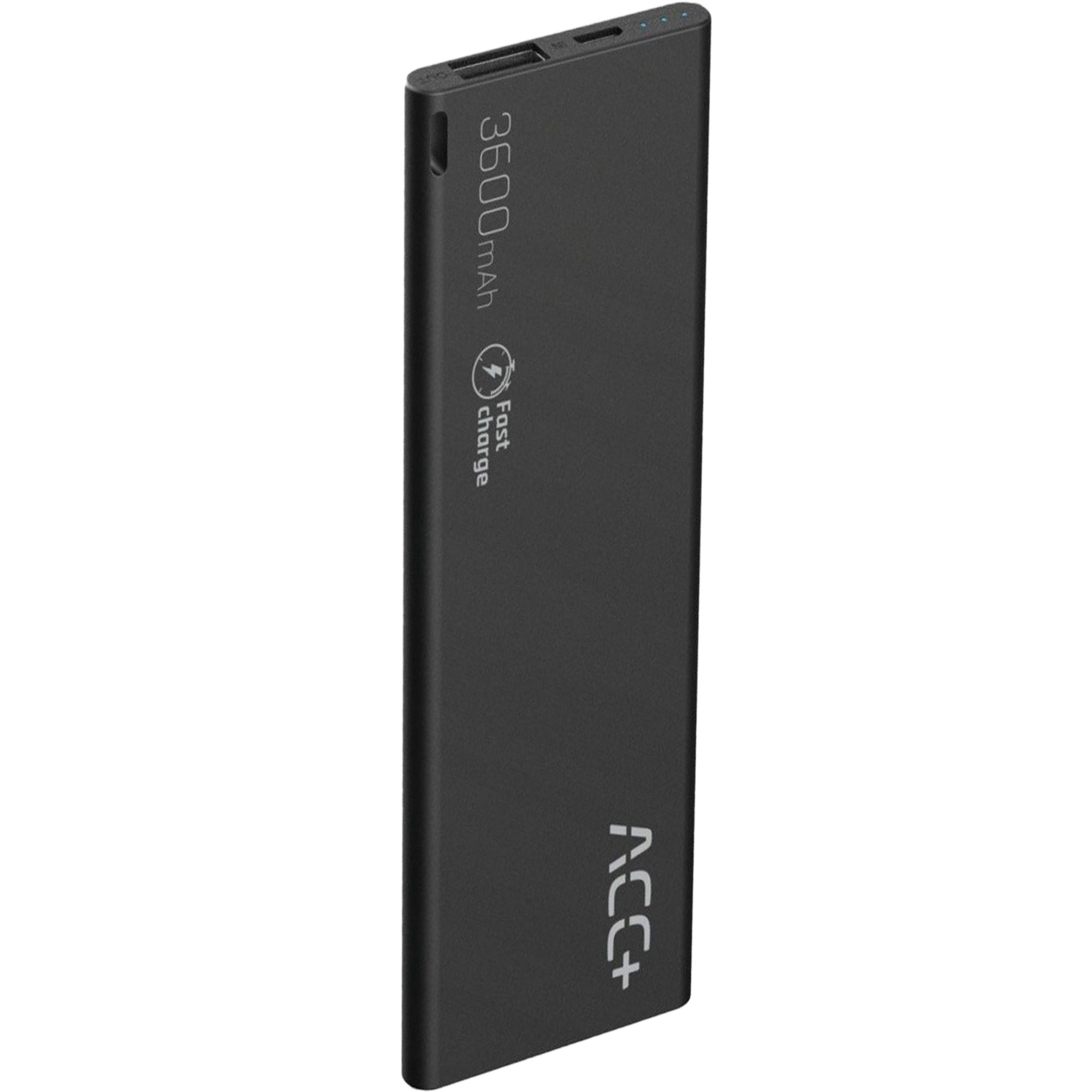 Power Bank ACC+ Thin - 3600 MAH FAST CHARGE - BLACK