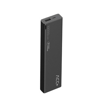 Power Bank ACC+ Thin - 10000 MAH FAST CHARGE - Negru Power Bank ACC+ Thin - 10000 MAH FAST CHARGE - Negru