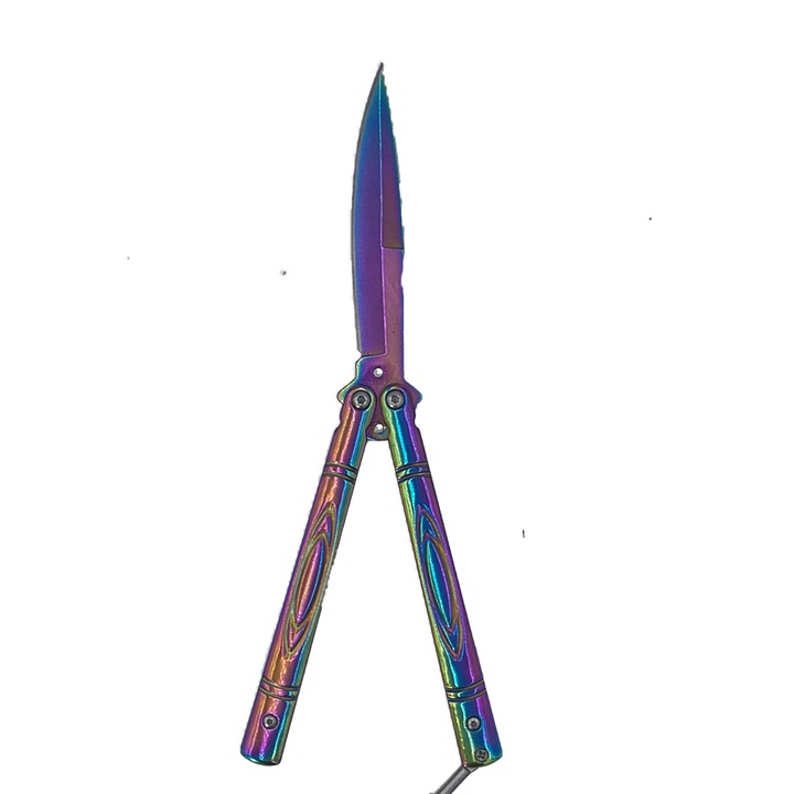 Cutit fluture, Butterfly, Balisong 21.50 cm, fade clasic,dalimag