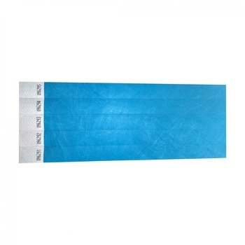 Set 300 buc. bratari de identificare (de intrare / acces evenimente) din hartie tyvek 3/4'' neon blue Set 300 buc. bratari de identificare (de intrare / acces evenimente) din hartie tyvek 3/4'' neon blue