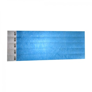 Set 300 buc bratari de identificare (de intrare / acces evenimente) din hartie tyvek 3/4'' culoare sky blue Set 300 buc bratari de identificare (de intrare / acces evenimente) din hartie tyvek 3/4'' culoare sky blue