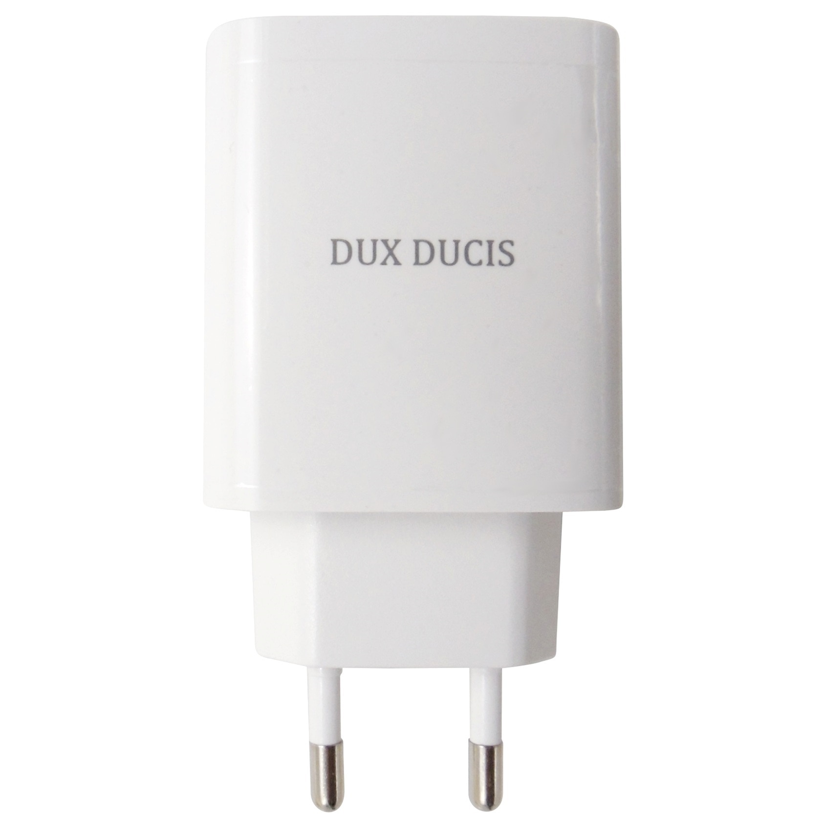 Incarcator retea incarcare rapida Dux Ducis C70, PD 20W+QC18W, iesire USB Type-C si USB A, alb