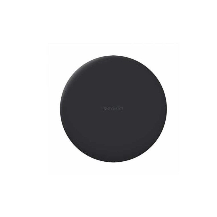 Incarcator wireless fast charge, conector MicroUSB, Negru