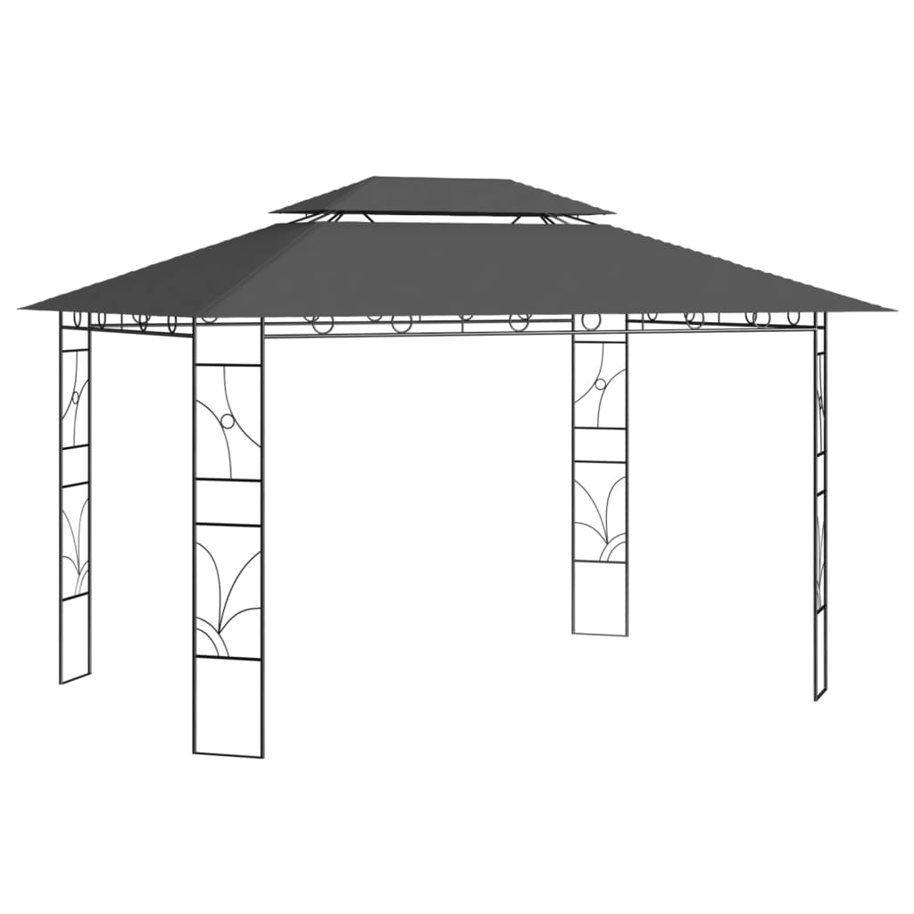Pavilion, antracit, 4x3x2,7 m, 160 g/m²