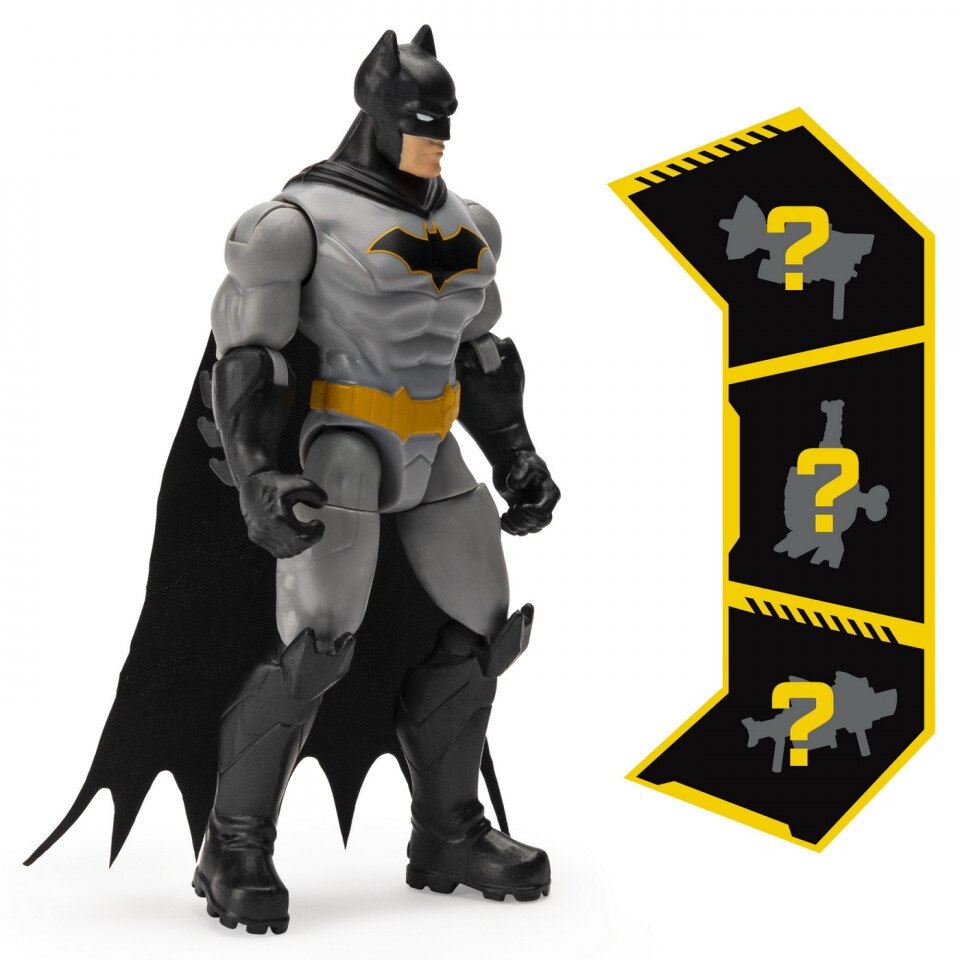 Figurina Batman Clasic Articulata 10Cm Cu 3 Accesorii Surpriza
