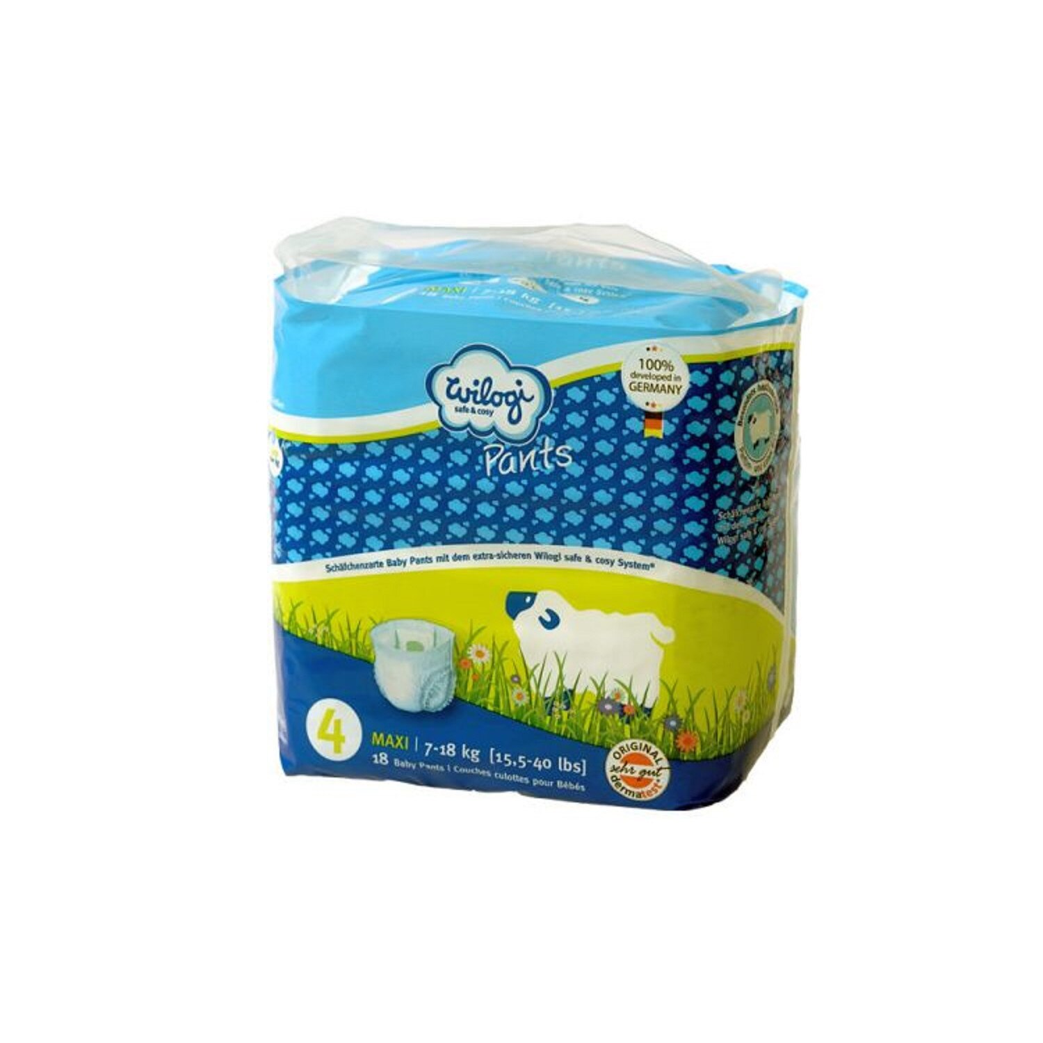 Scutec pentru copii, WILOGI, maxi 7-18 kg,18 bucati