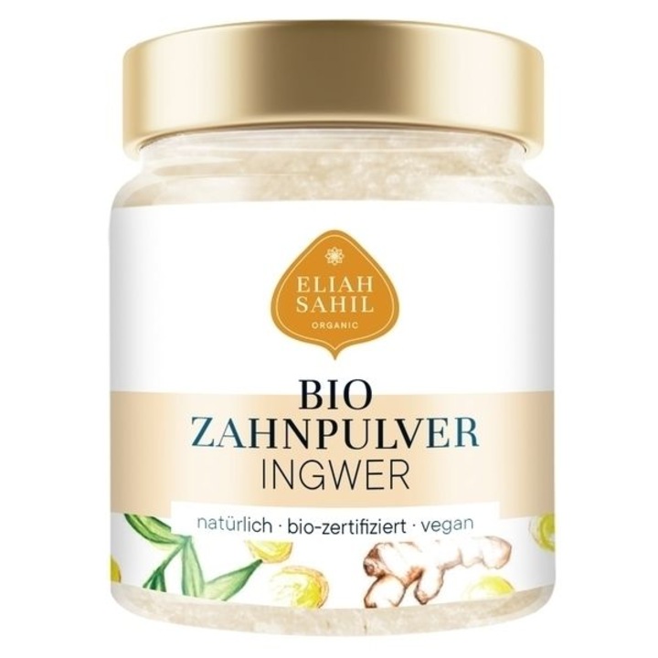 Bio gyömbérpor a fogak tisztításához és fehérítéséhez 45g Eliah Sahil