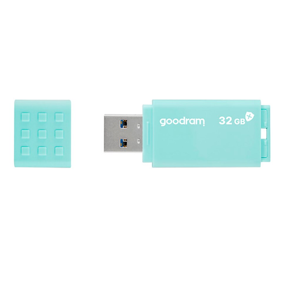Memorie USB 3.0, 32 GB, Goodram UME3 Care, cu capac, albastra