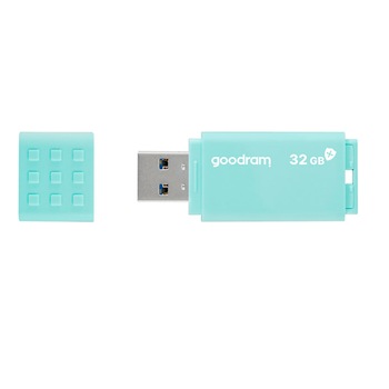Memorie USB 3.0, 32 GB, Goodram UME3 Care, cu capac, albastra Memorie USB 3.0, 32 GB, Goodram UME3 Care, cu capac, albastra