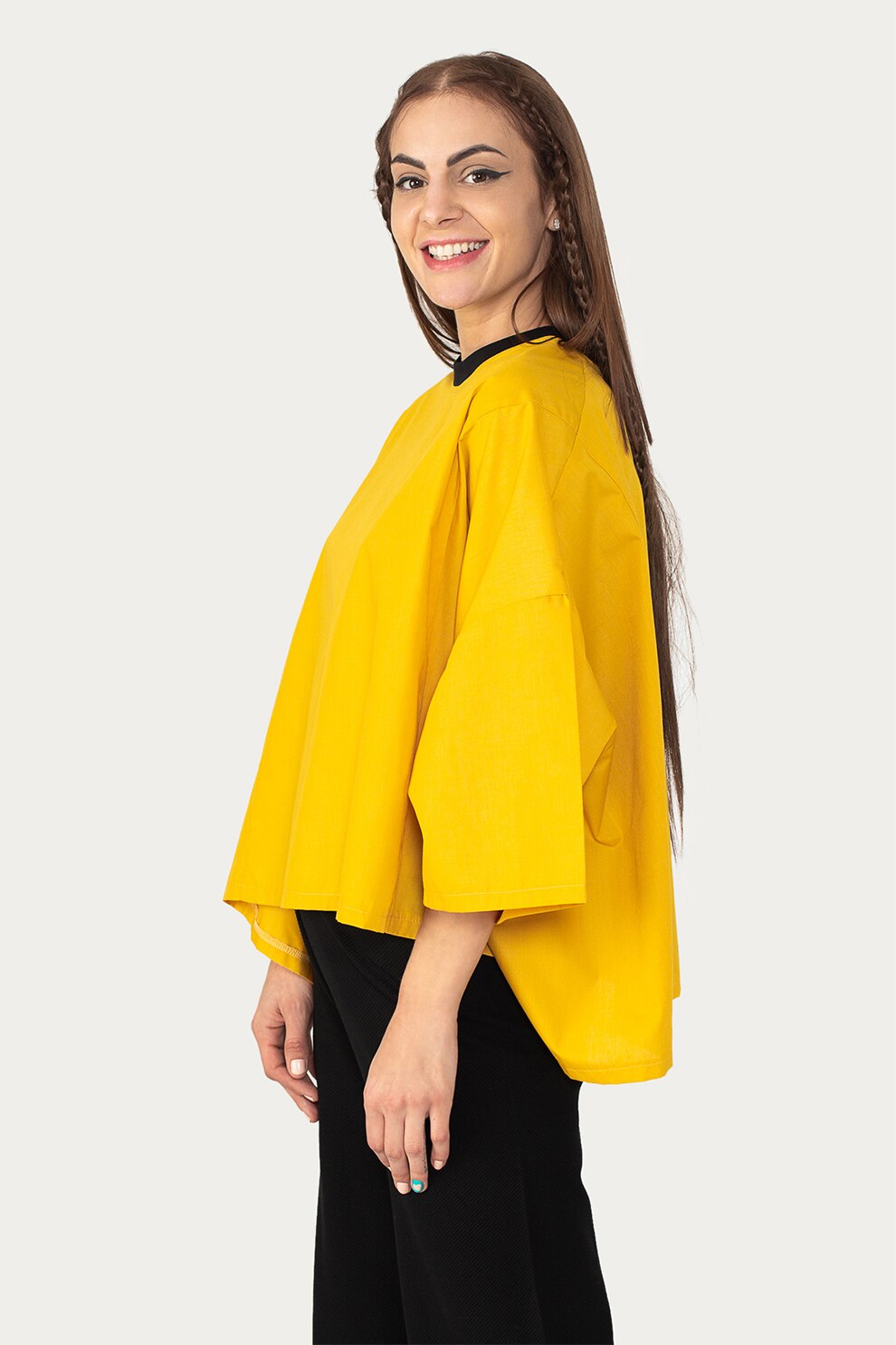 Antonia M, Bluza lejera cu maneci cazute, Galben