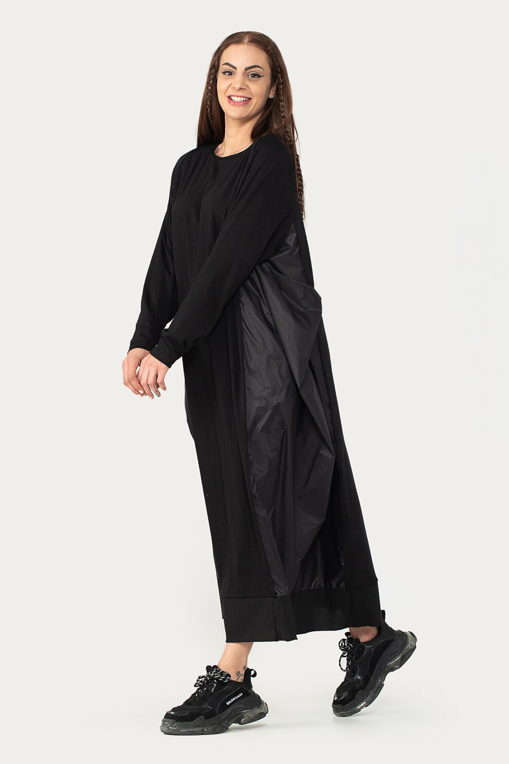 Antonia M, Rochie maxi lejera, Negru, M