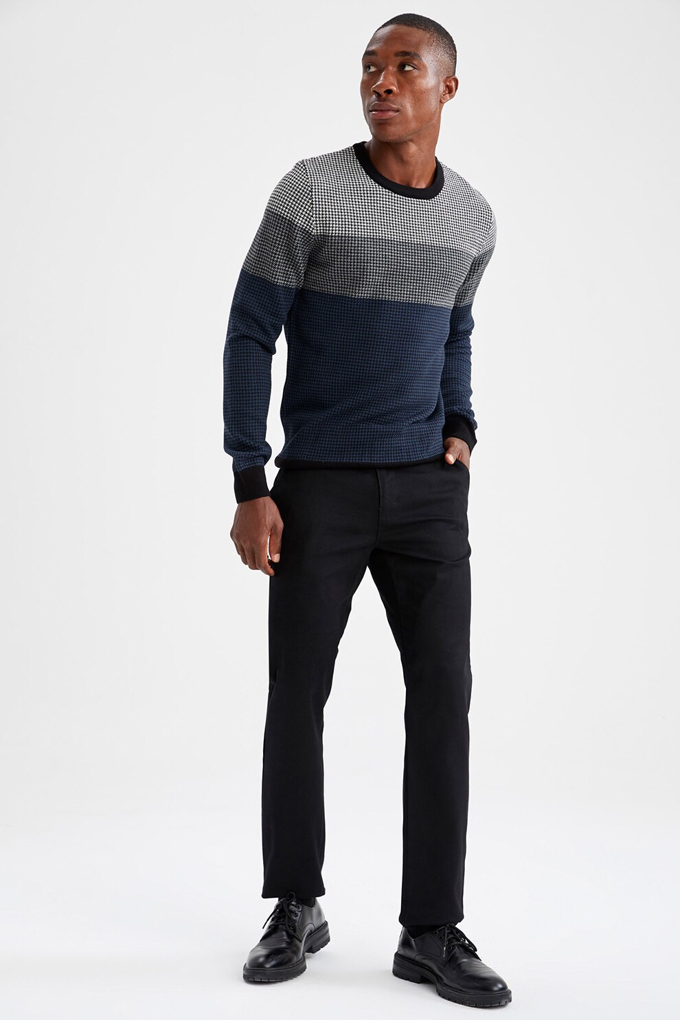 DeFacto, Pantaloni chino drepti, Negru