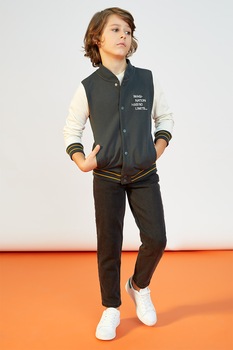 DeFacto, Blugi cu talie medie, Gri antracit DeFacto, Blugi cu talie medie, Gri antracit