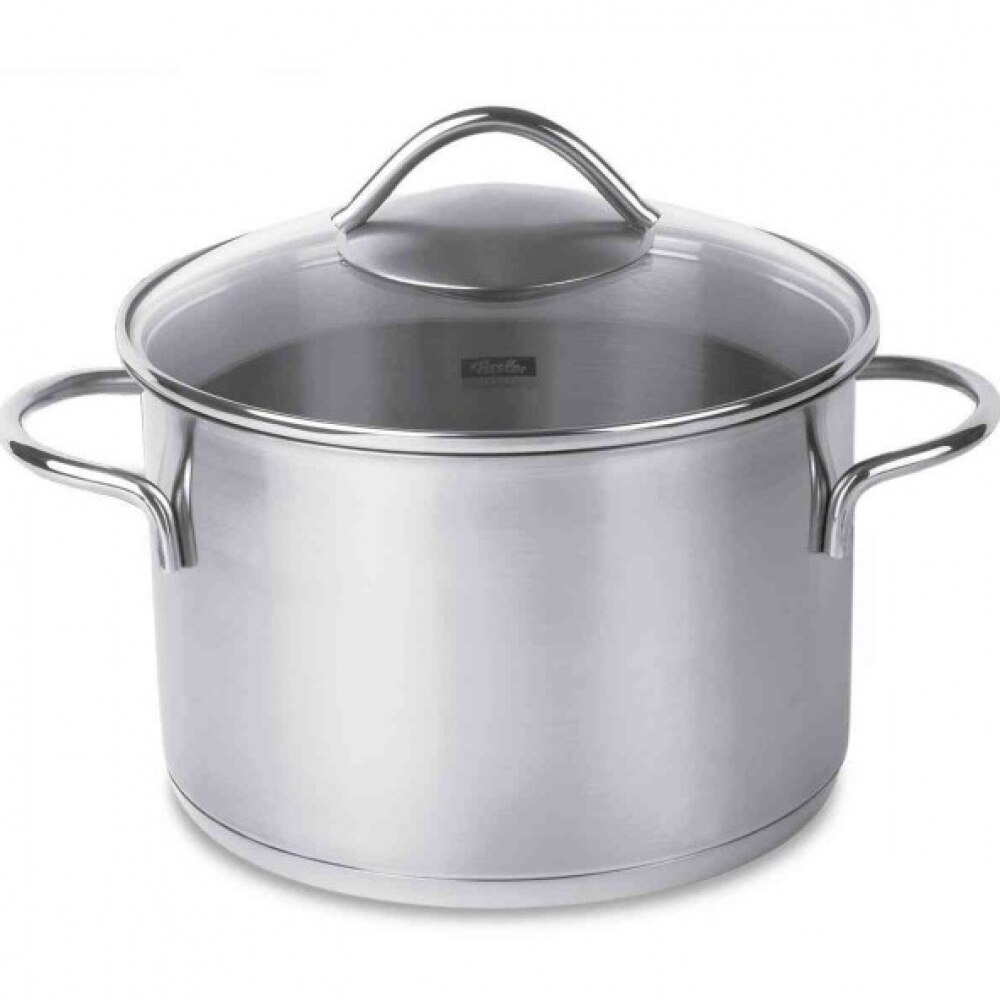 Oala din inox cu capac FISSLER Vienna, 2.1 L, Argintiu