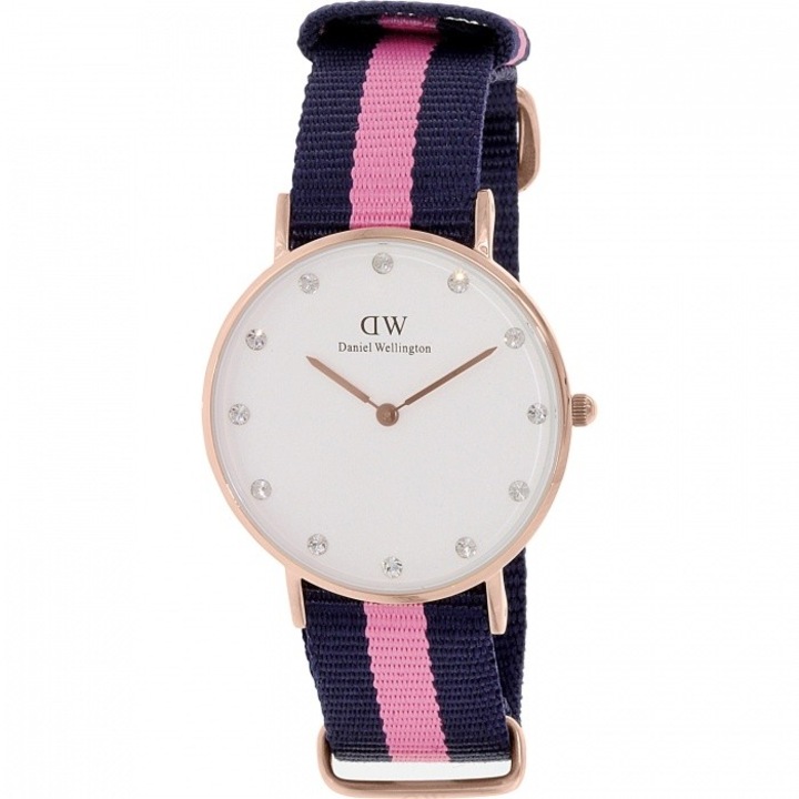 Ceas Daniel Wellington dama Winchester 0952DW albastru Cloth Quartz
