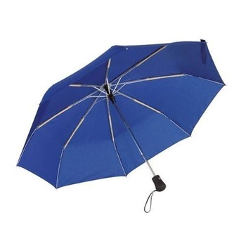 Umbrela Bora, albastra, automata, de buzunar, rezistenta la vant, Ø98 cm Umbrela Bora, albastra, automata, de buzunar, rezistenta la vant, Ø98 cm