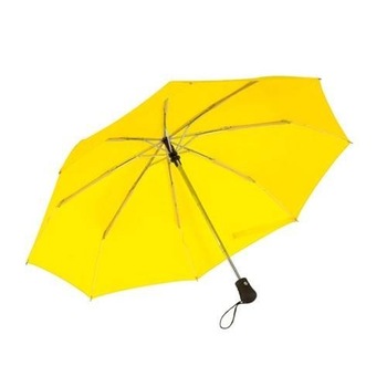 Umbrela Bora, galbena, automata, de buzunar, rezistenta la vant, Ø98 cm Umbrela Bora, galbena, automata, de buzunar, rezistenta la vant, Ø98 cm