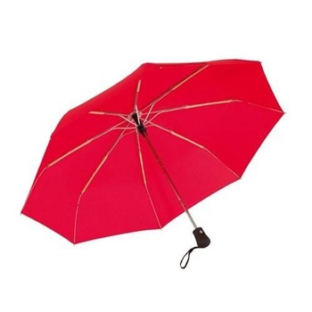 Umbrela Bora, rosie, automata, de buzunar, rezistenta la vant, Ø98 cm Umbrela Bora, rosie, automata, de buzunar, rezistenta la vant, Ø98 cm
