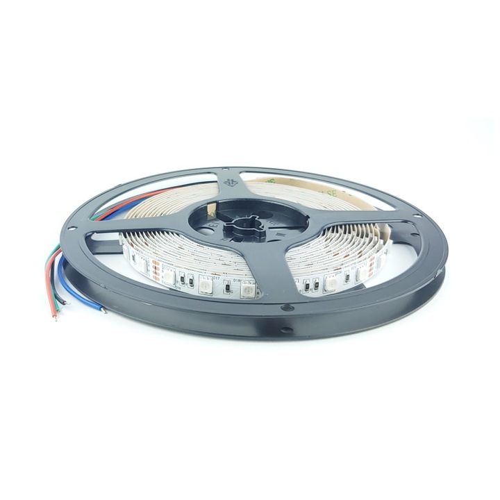 Banda LED Tracon, 60 LED-uri/m, 14,4W/m, RGB (schimbarea culorii), IP20 - LED-SZ-144-RGB