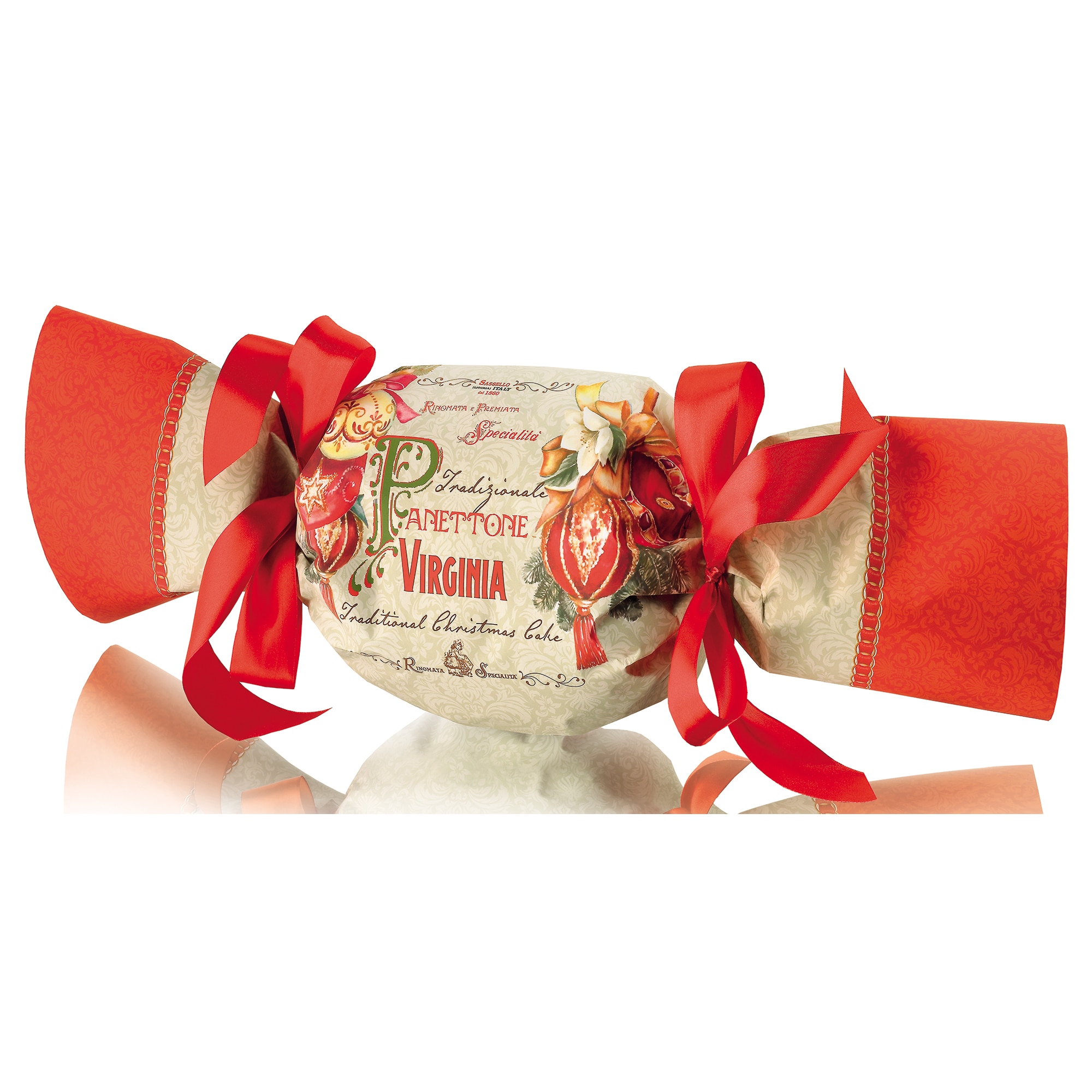 Panettone traditional Italian dospit natural Amaretti Virginia, 750 g
