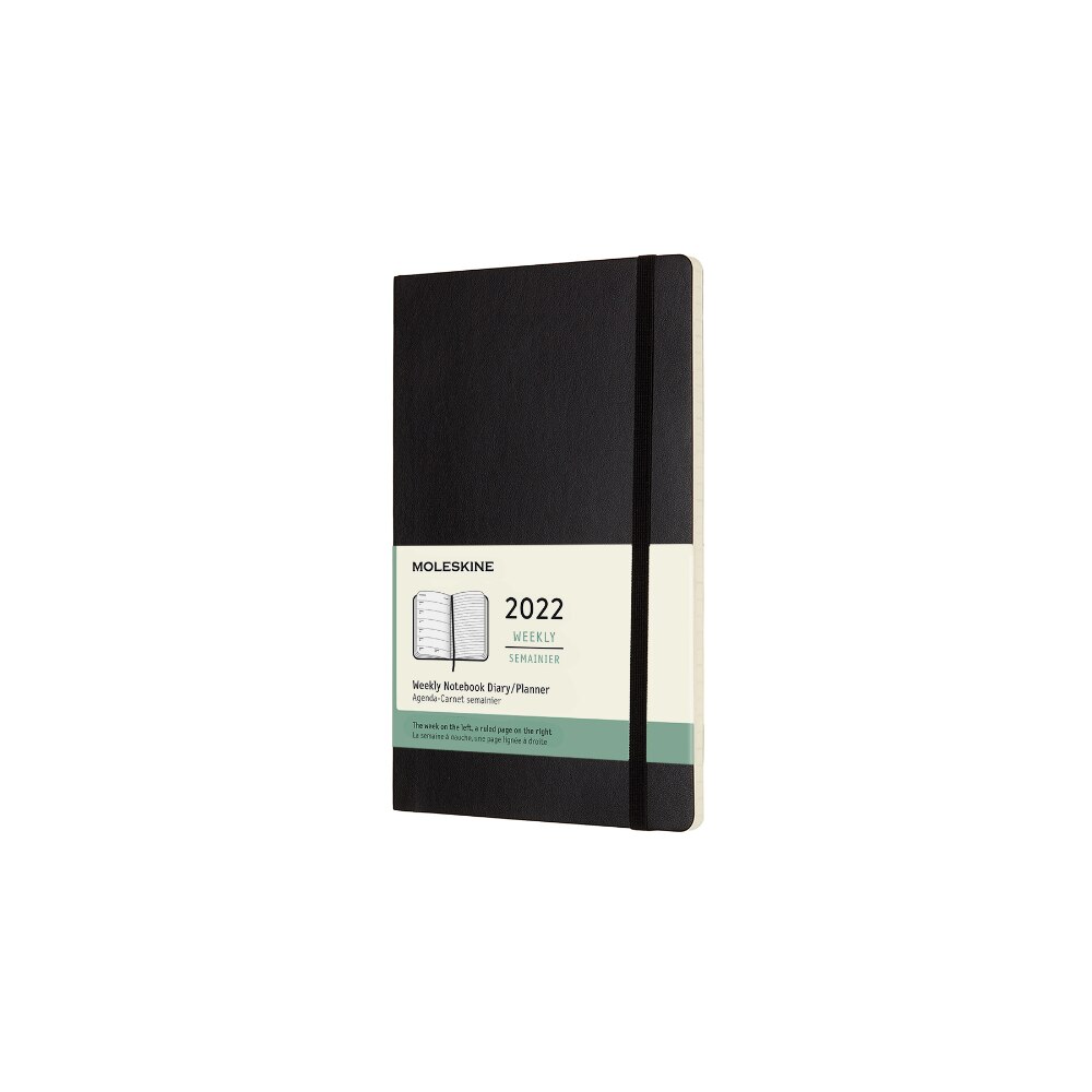 Calendar lunar 2022, Moleskine, Soft cover, Mare, 13x21, Negru