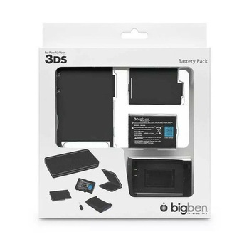 Baterie BigBen pentru Nintendo 3DS ,1300 mAh, capac detasabil negru, stand incarcare Baterie BigBen pentru Nintendo 3DS ,1300 mAh, capac detasabil negru, stand incarcare
