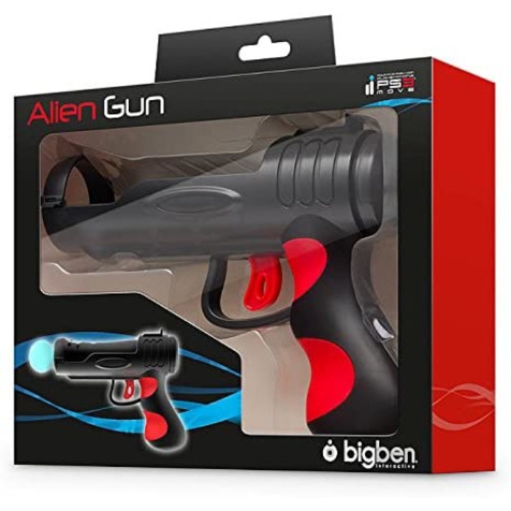 Pistol BigBen Alien Gun, PS Move, PS3, PS4, negru