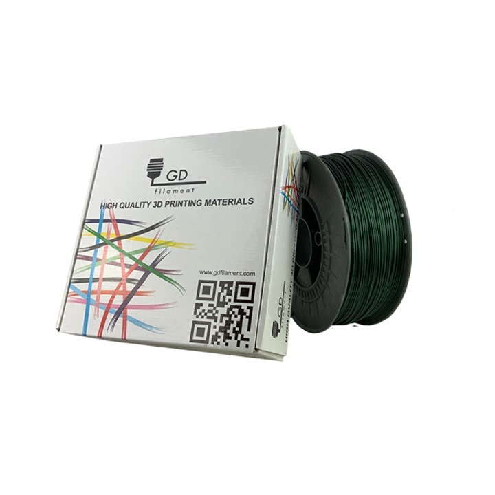 Консуматив за 3d принтер GD Filament PLA max, 1.75mm±0.05mm, интерферентно зелено