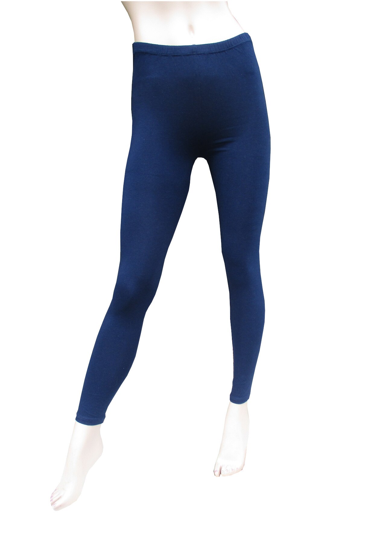 Colanti cu talie inalta, Bumbac, Bleumarin, Bleumarin