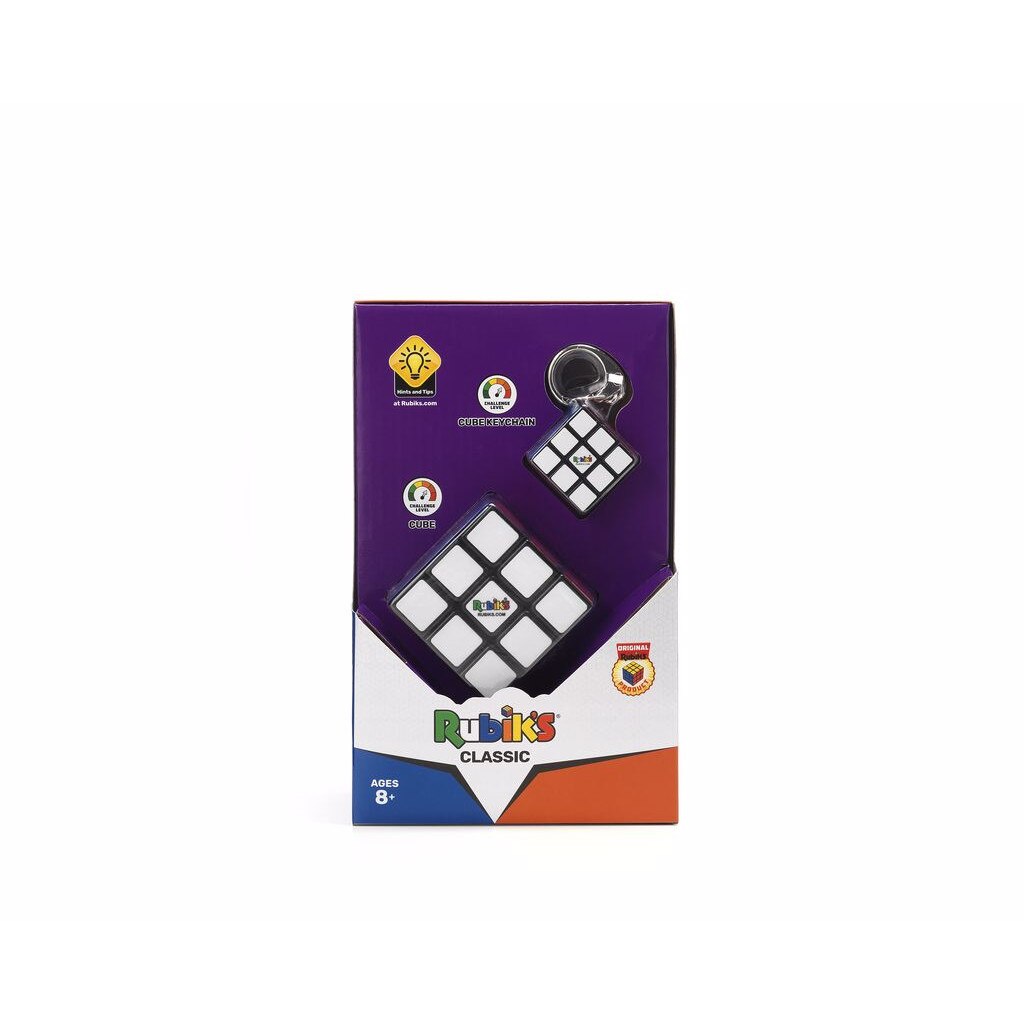 Set Cub Rubik 3x3 Clasic Si Breloc