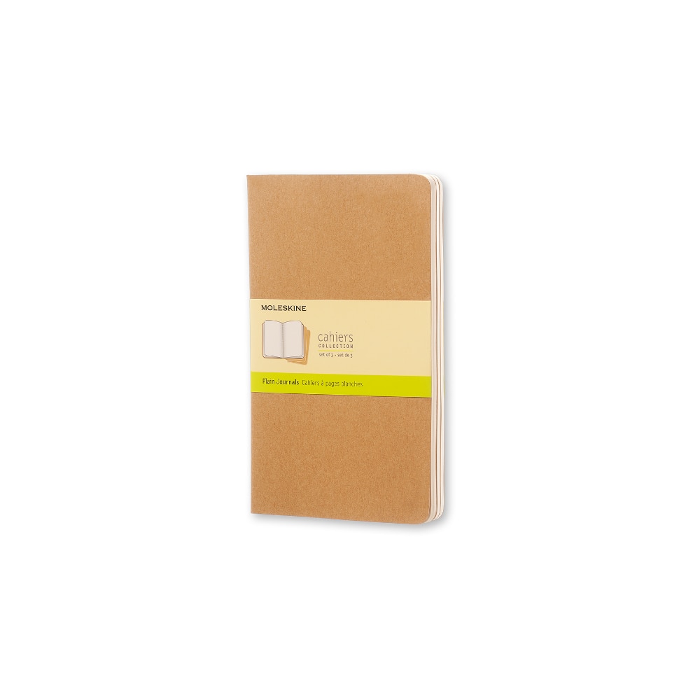 Set 3 caiete Moleskine, Carton/Hartie, 70 g/m2, 13x21 cm, Maro